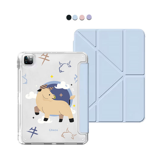 iPad Y-Fold Flip Cover - Ox (Chinese Zodiac / Shio)