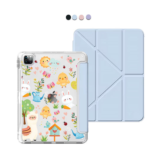 iPad Y-Fold Flip Cover - Spring