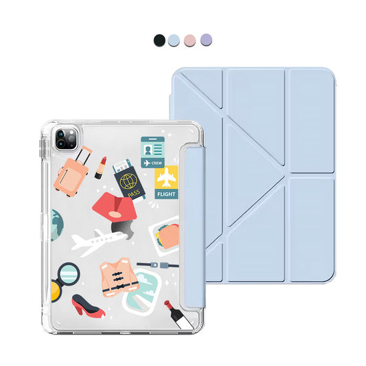iPad Y-Fold Flip Cover - Stewardess
