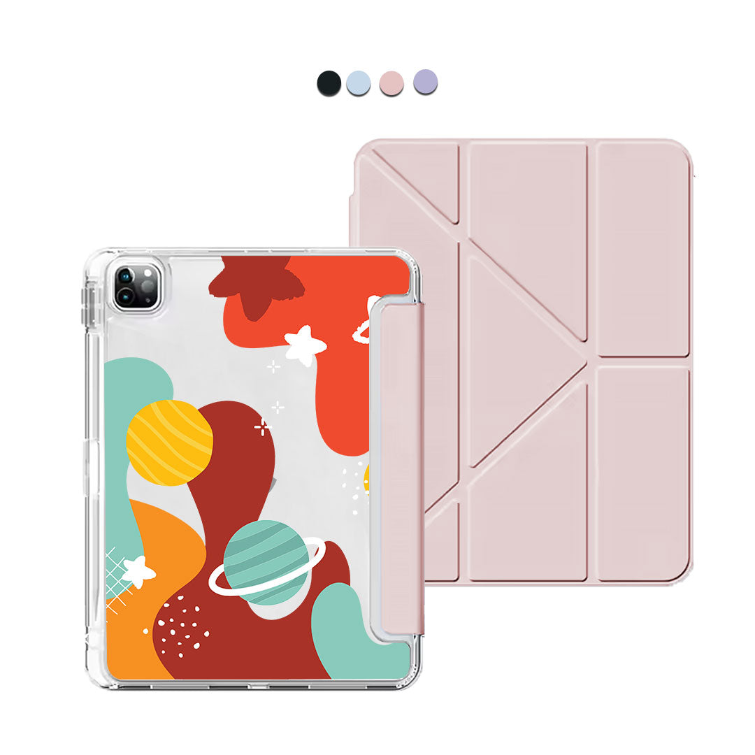 iPad Y-Fold Flip Cover - Abstract Planet 2.0