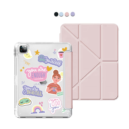 iPad Y-Fold Flip Cover - Be Yourself