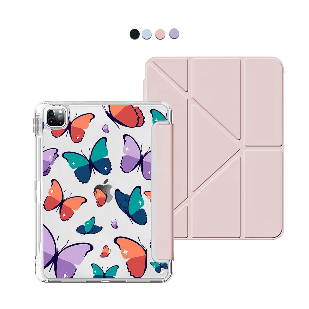 iPad Y-Fold Flip Cover - Butterfly