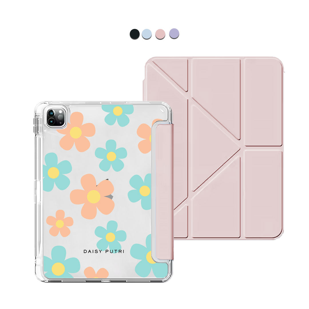 iPad Y-Fold Flip Cover - Daisy Daze