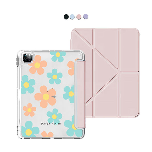 iPad Y-Fold Flip Cover - Daisy Daze