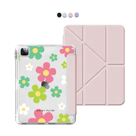 iPad Y-Fold Flip Cover - Daisy Wild