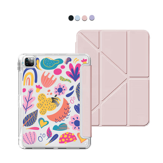 iPad Y-Fold Flip Cover - Florals