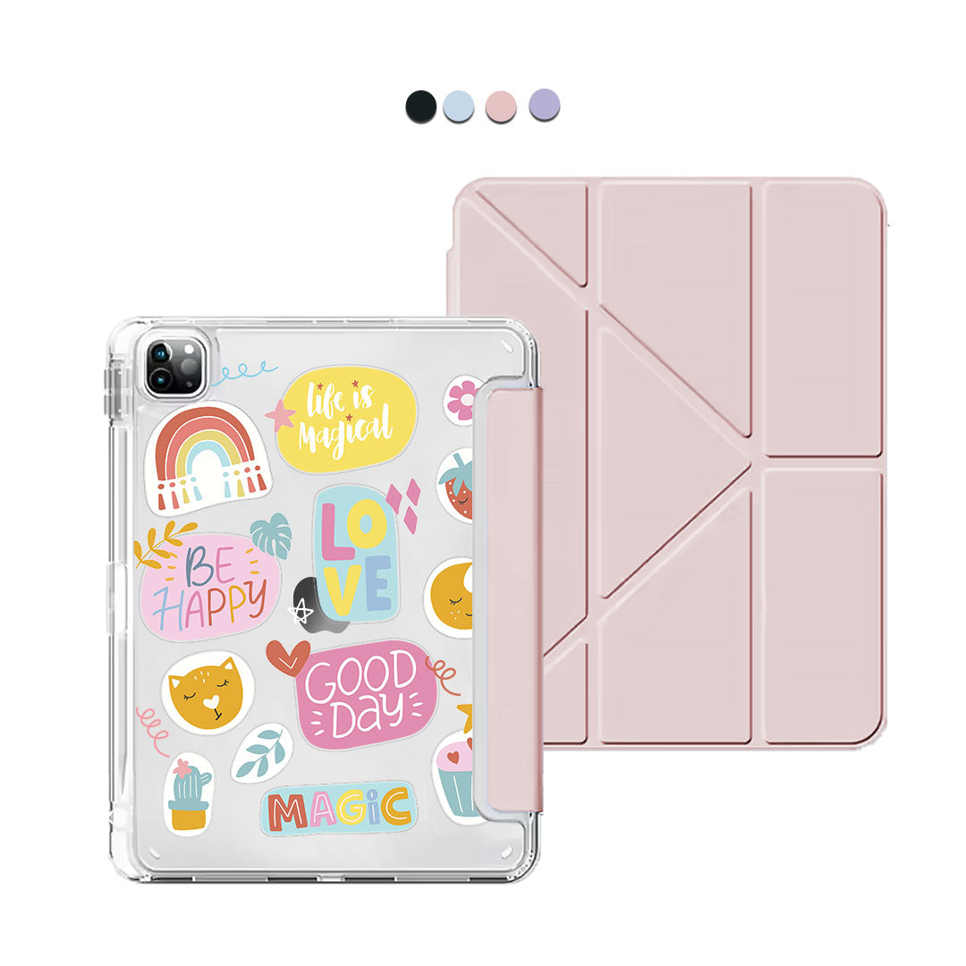 iPad Y-Fold Flip Cover - Good Day 1.0