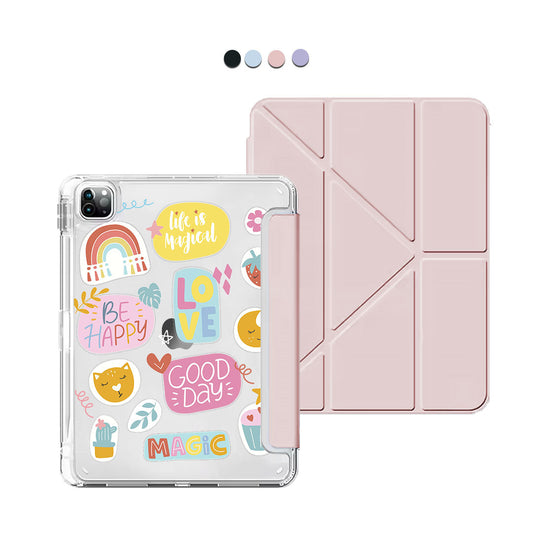 iPad Y-Fold Flip Cover - Good Day 1.0