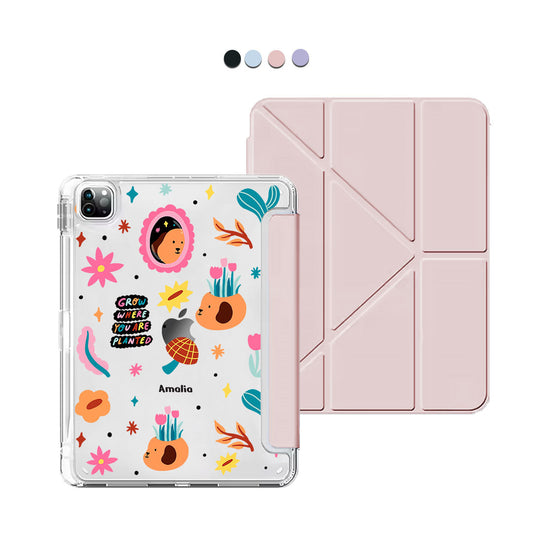 iPad Y-Fold Flip Cover - Grow and Bloom