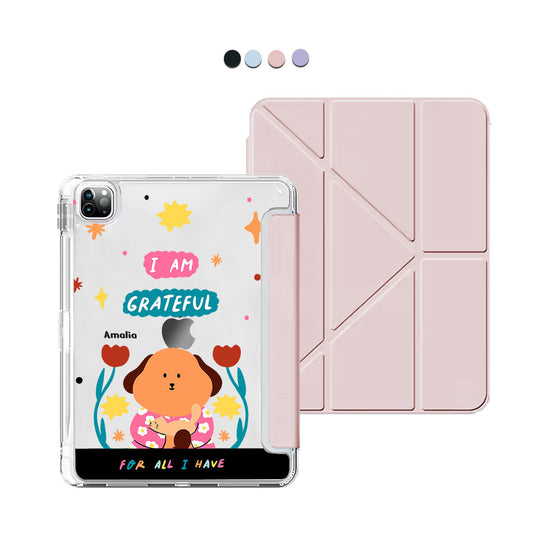iPad Y-Fold Flip Cover - Kiku and the Cat