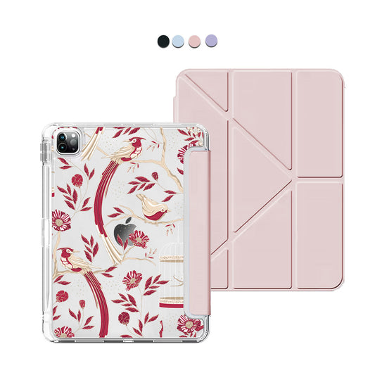 iPad Y-Fold Flip Cover - Lovebird 8.0