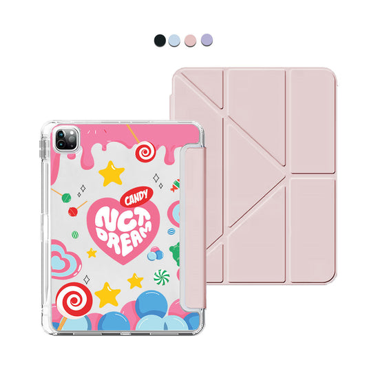 iPad Y-Fold Flip Cover - NCT Dream Candy Pink