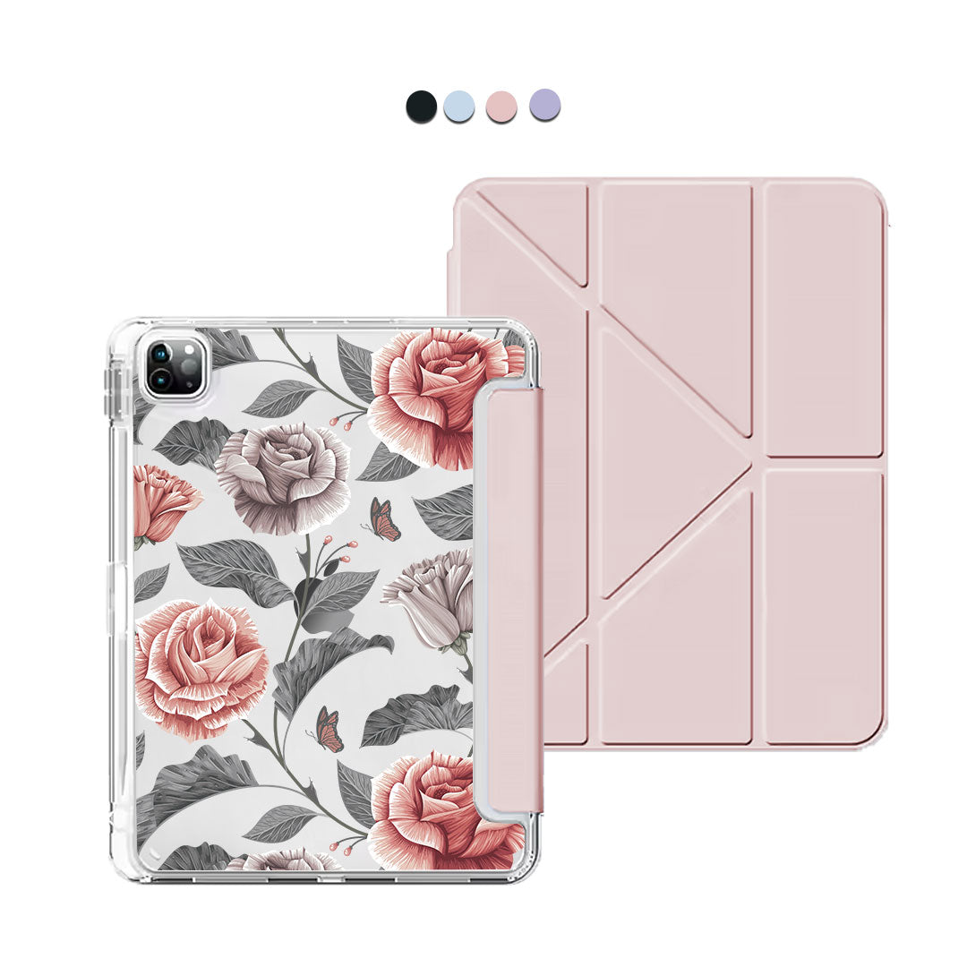 iPad Y-Fold Flip Cover - Rosie