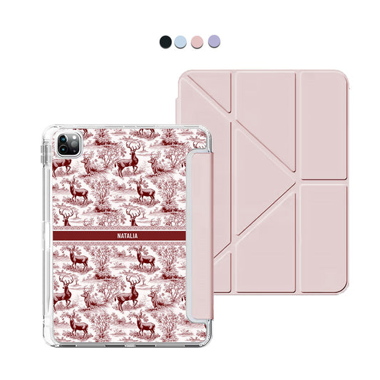 iPad Y-Fold Flip Cover - Toile du Juoy Deer