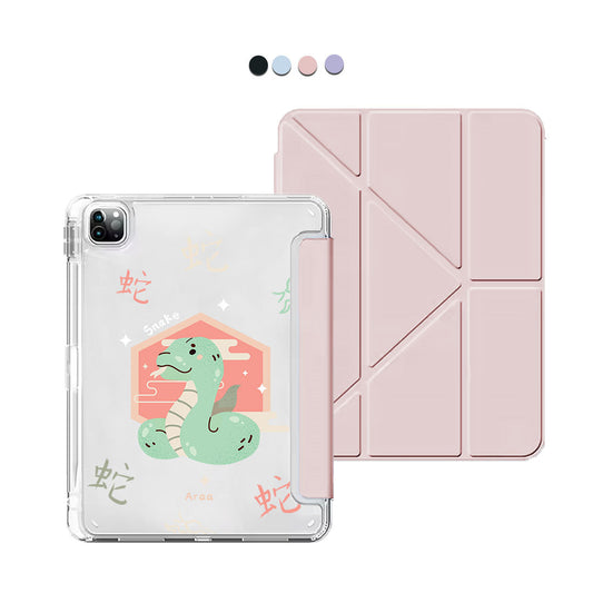 iPad Y-Fold Flip Cover - Snake (Chinese Zodiac / Shio)