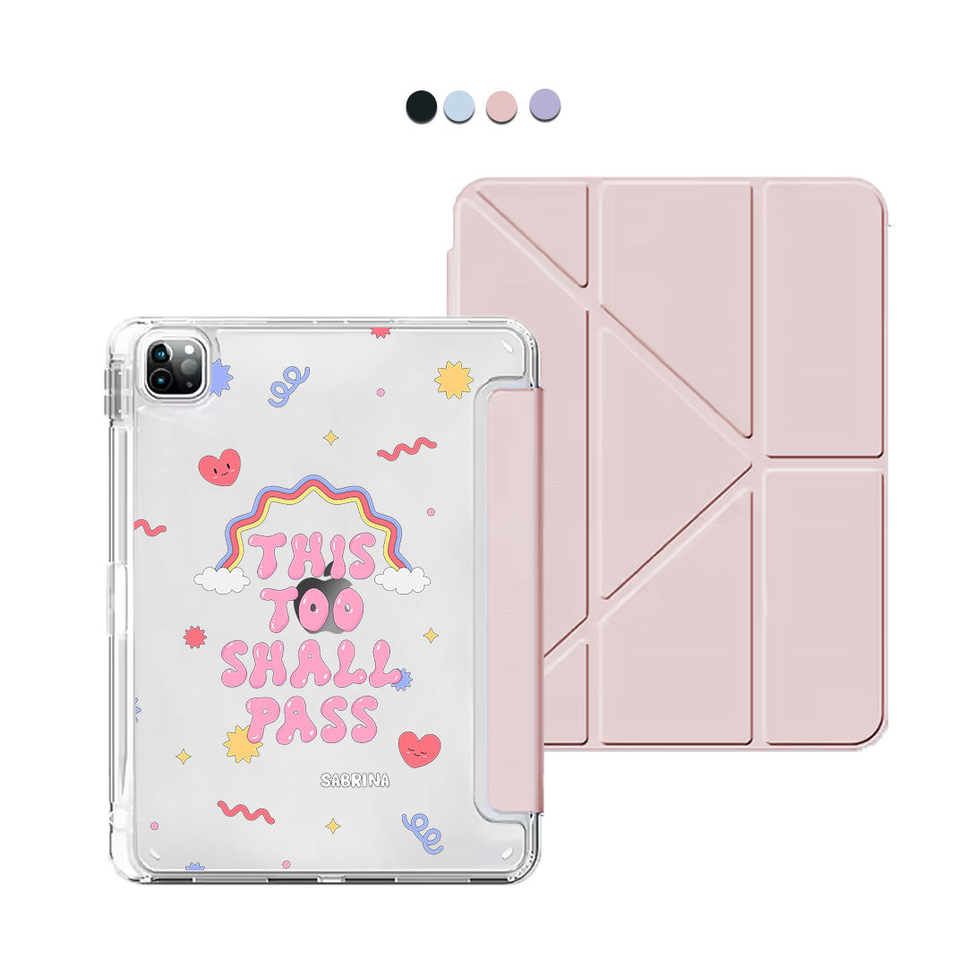 iPad Y-Fold Flip Cover - This Too Shall Pass