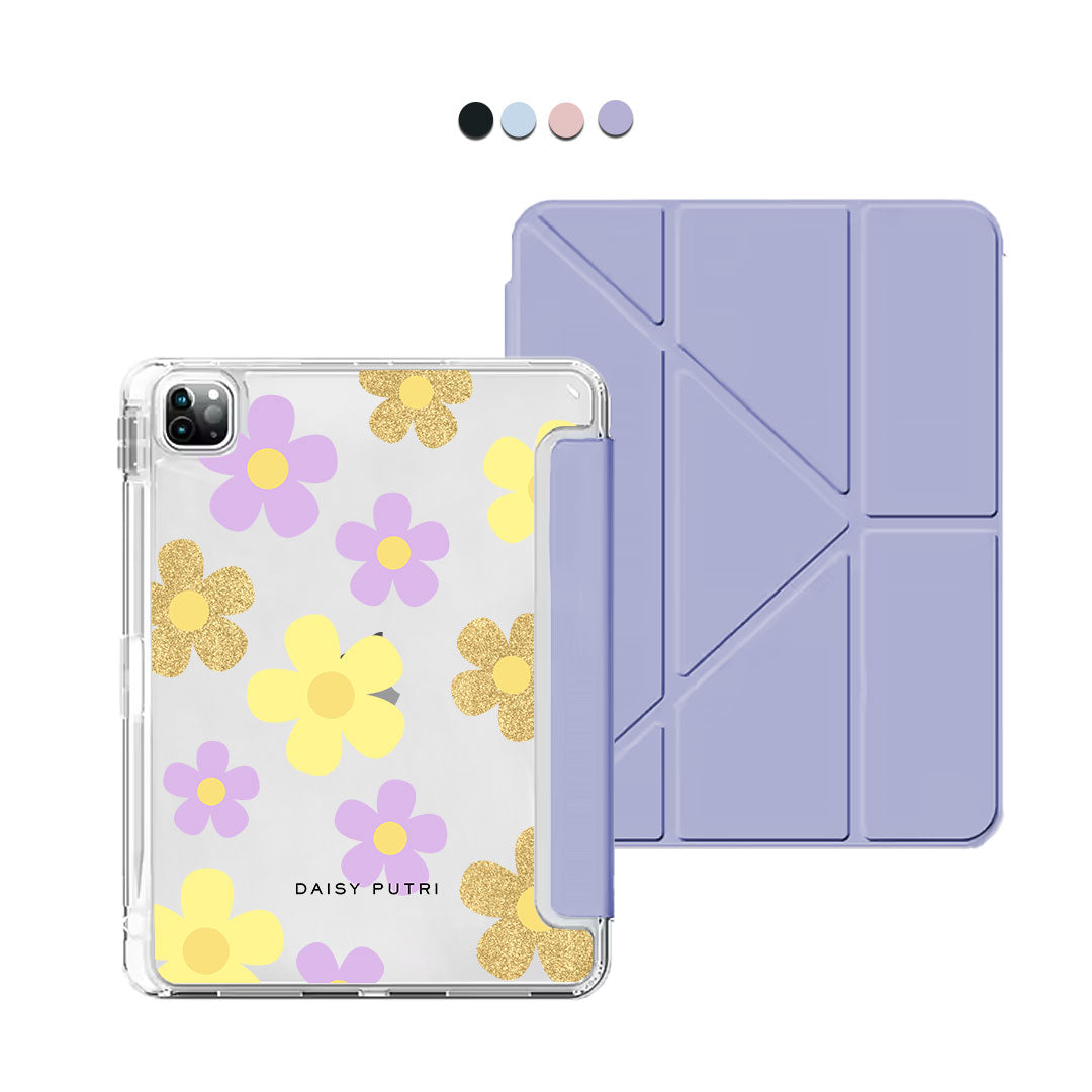 iPad Y-Fold Flip Cover - Daisy Twinkle