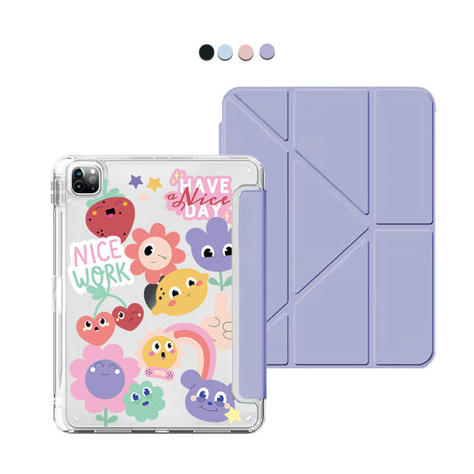 iPad Y-Fold Flip Cover - Garden Party