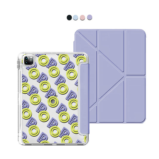 iPad Y-Fold Flip Cover - Initial Monogram 2.0