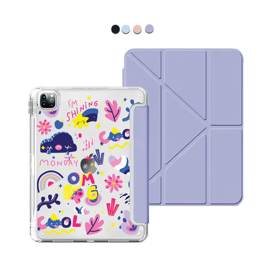 iPad Y-Fold Flip Cover - Monday My Day