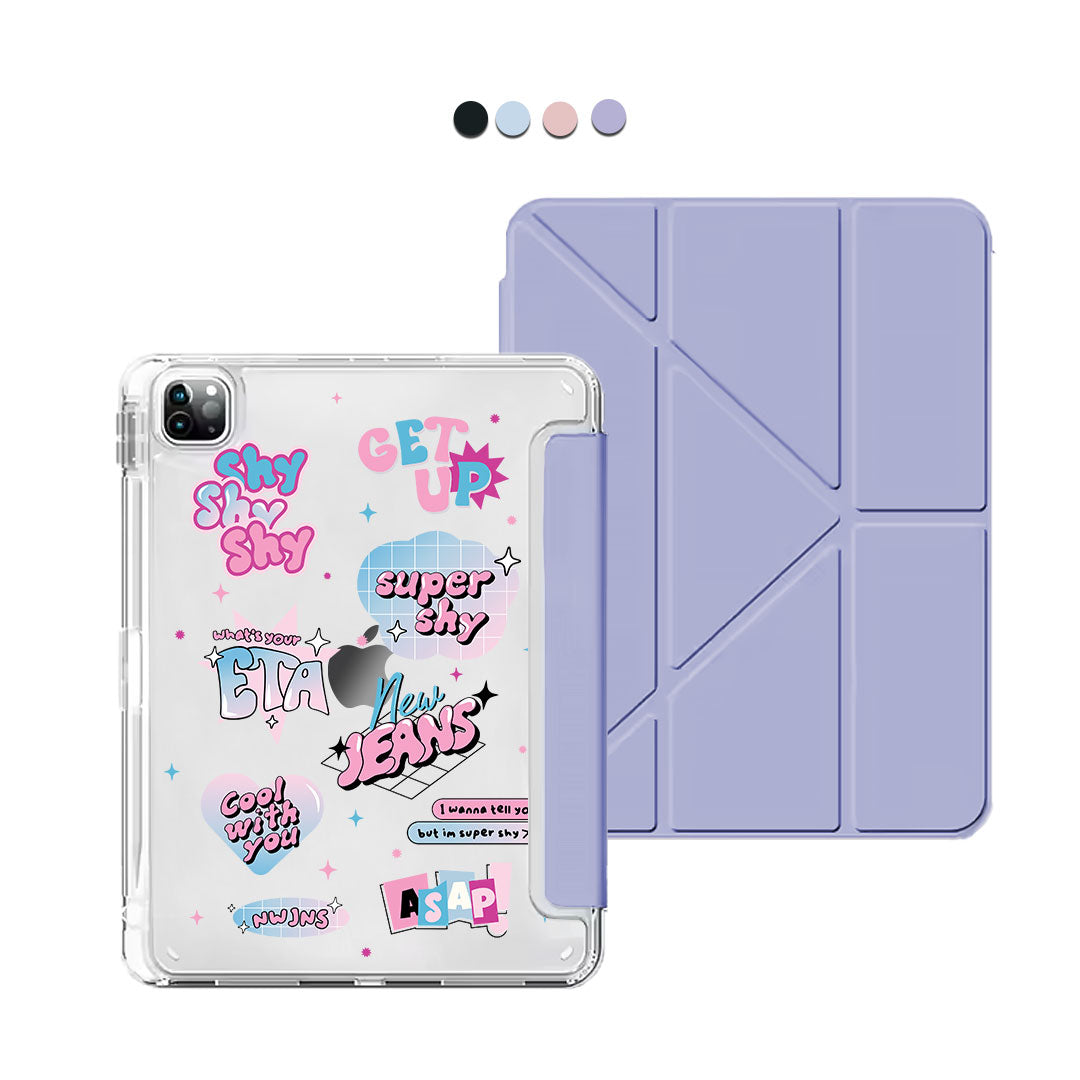 iPad Y-Fold Flip Cover - New Jeans Super Shy