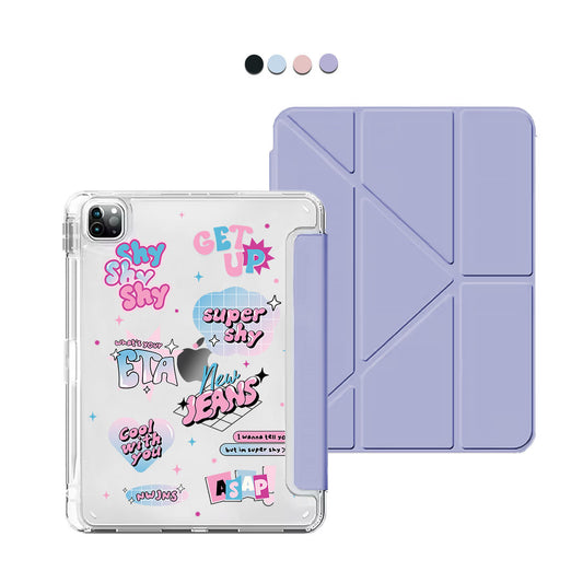 iPad Y-Fold Flip Cover - New Jeans Super Shy