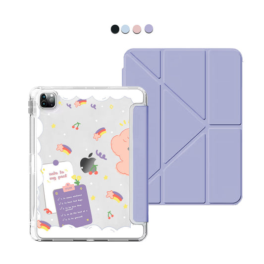 iPad Y-Fold Flip Cover - Note to my Past