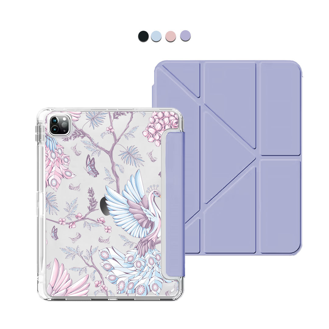 غطاء قابل للطي لجهاز iPad Y-Fold - Peacock 2.0