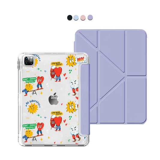 iPad Y-Fold Flip Cover - Selfless Love 2.0
