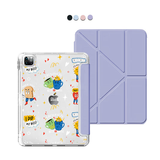 iPad Y-Fold Flip Cover - Selfless Love 3.0