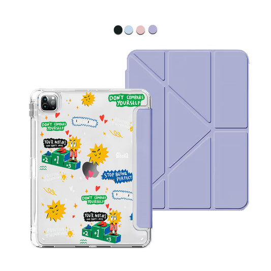iPad Y-Fold Flip Cover - Selfless Love 4.0