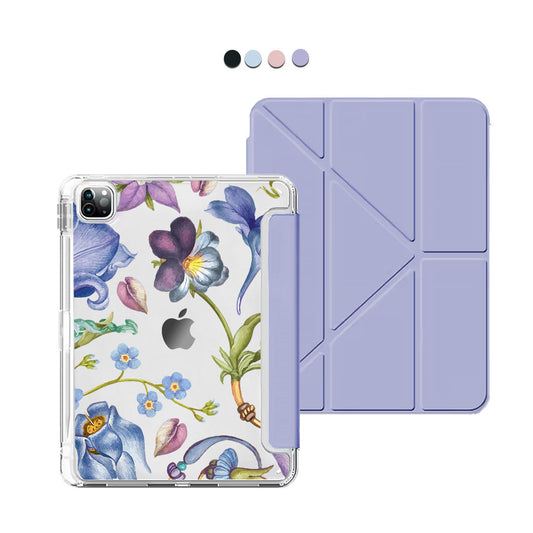 iPad Y-Fold Flip Cover - Violetta