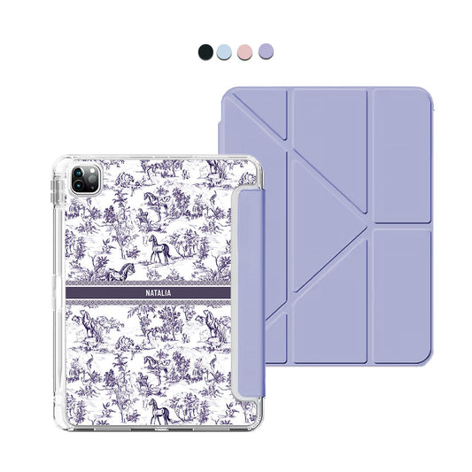 iPad Y-Fold Flip Cover - Horse