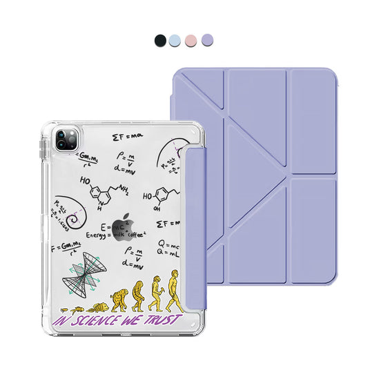 iPad Y-Fold Flip Cover - Science 1.0