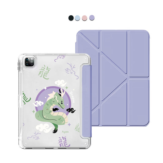 iPad Y-Fold Flip Cover - Dragon (Chinese Zodiac / Shio)