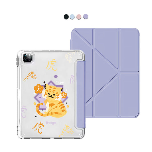 iPad Y-Fold Flip Cover - Tiger (Chinese Zodiac / Shio)