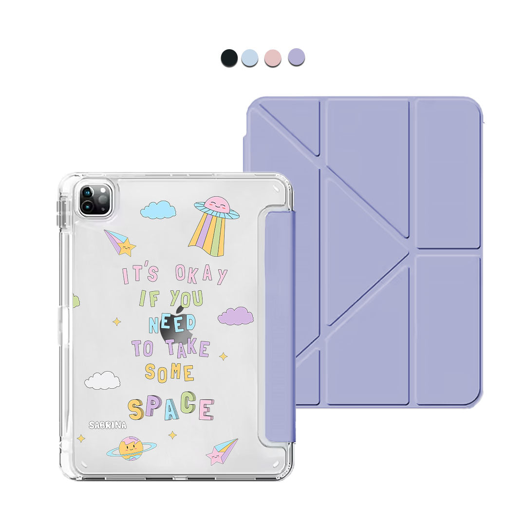 iPad Y-Fold Flip Cover - Space
