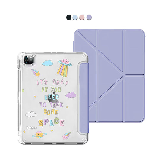 iPad Y-Fold Flip Cover - Space