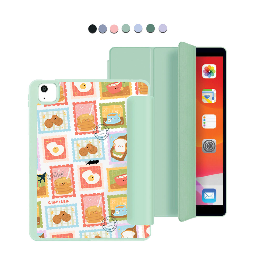 ฝาพับอะคริลิกสำหรับ iPad - แสตมป์เมนูอาหารเช้า