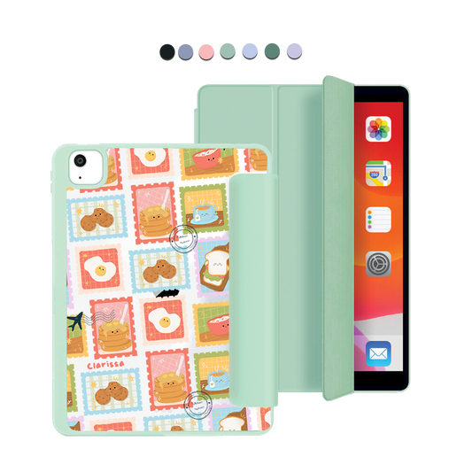 ฝาพับอะคริลิกสำหรับ iPad - แสตมป์เมนูอาหารเช้า