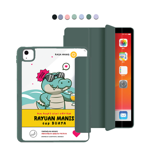ฝาพับอะคริลิกสำหรับ iPad - Cap Buaya