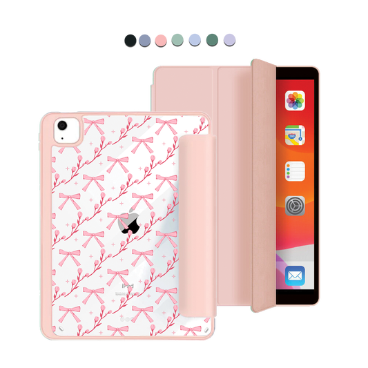 ฝาพับอะคริลิกสำหรับ iPad - ลาย Coquette Floral