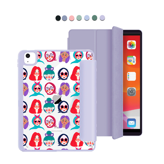 ฝาพับอะคริลิกสำหรับ iPad - รูปหน้าหวานๆ สุดน่ารัก