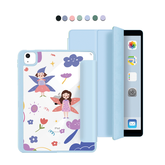 ฝาพับอะคริลิกสำหรับ iPad - ลายนางฟ้า