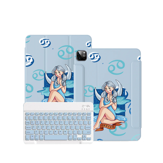 ฝาพับคีย์บอร์ดไร้สายสำหรับ iPad / Android - มะเร็ง