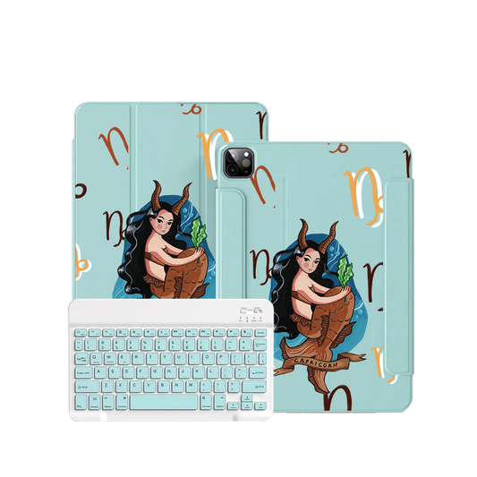ฝาพับคีย์บอร์ดไร้สายสำหรับ iPad / Android - Capricorn