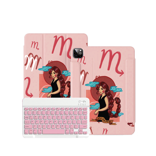 ฝาพับคีย์บอร์ดไร้สายสำหรับ iPad / Android - Scorpio