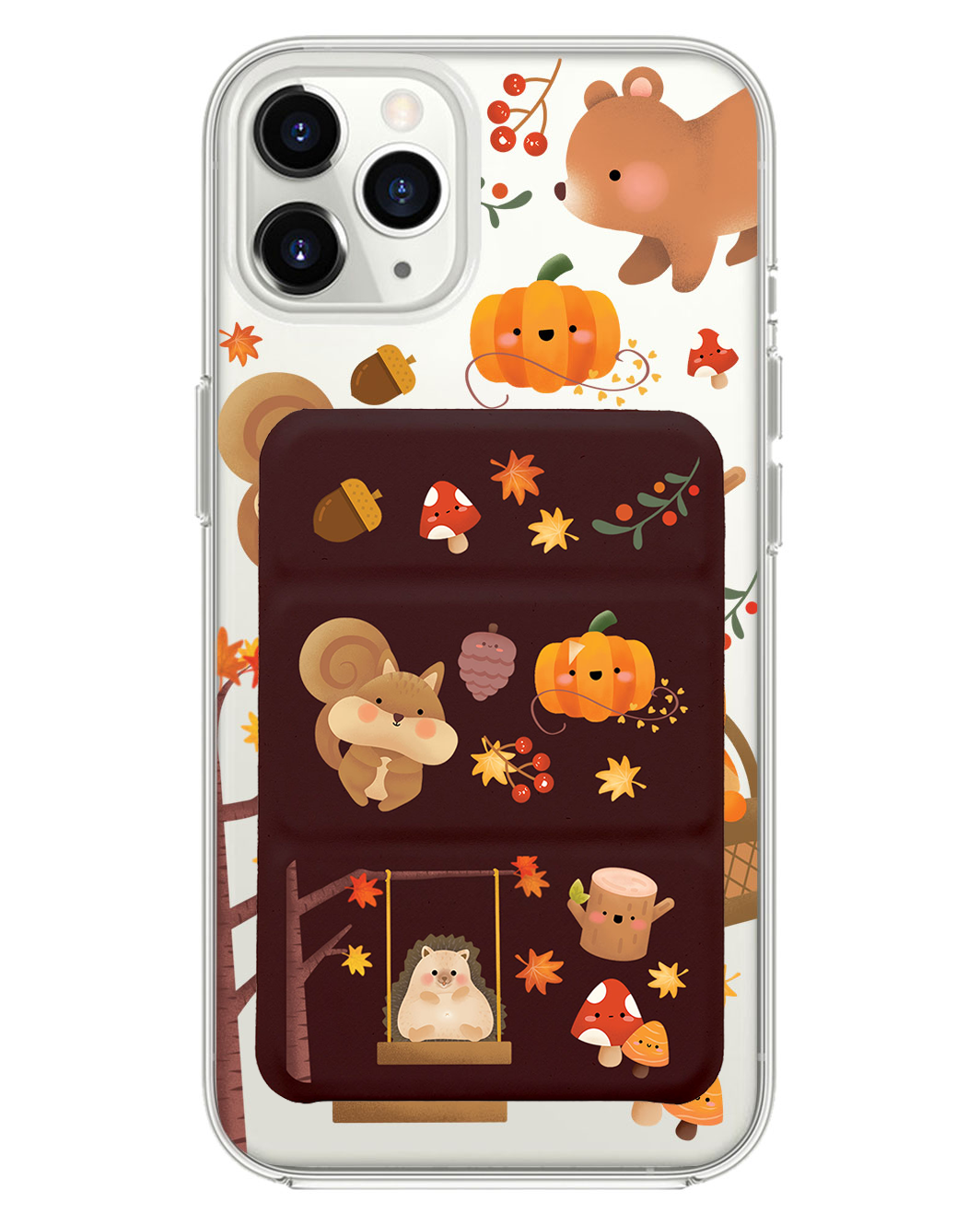 เคสแบบพับสามทบแม่เหล็กสำหรับ iPhone - ฤดูใบไม้ร่วง