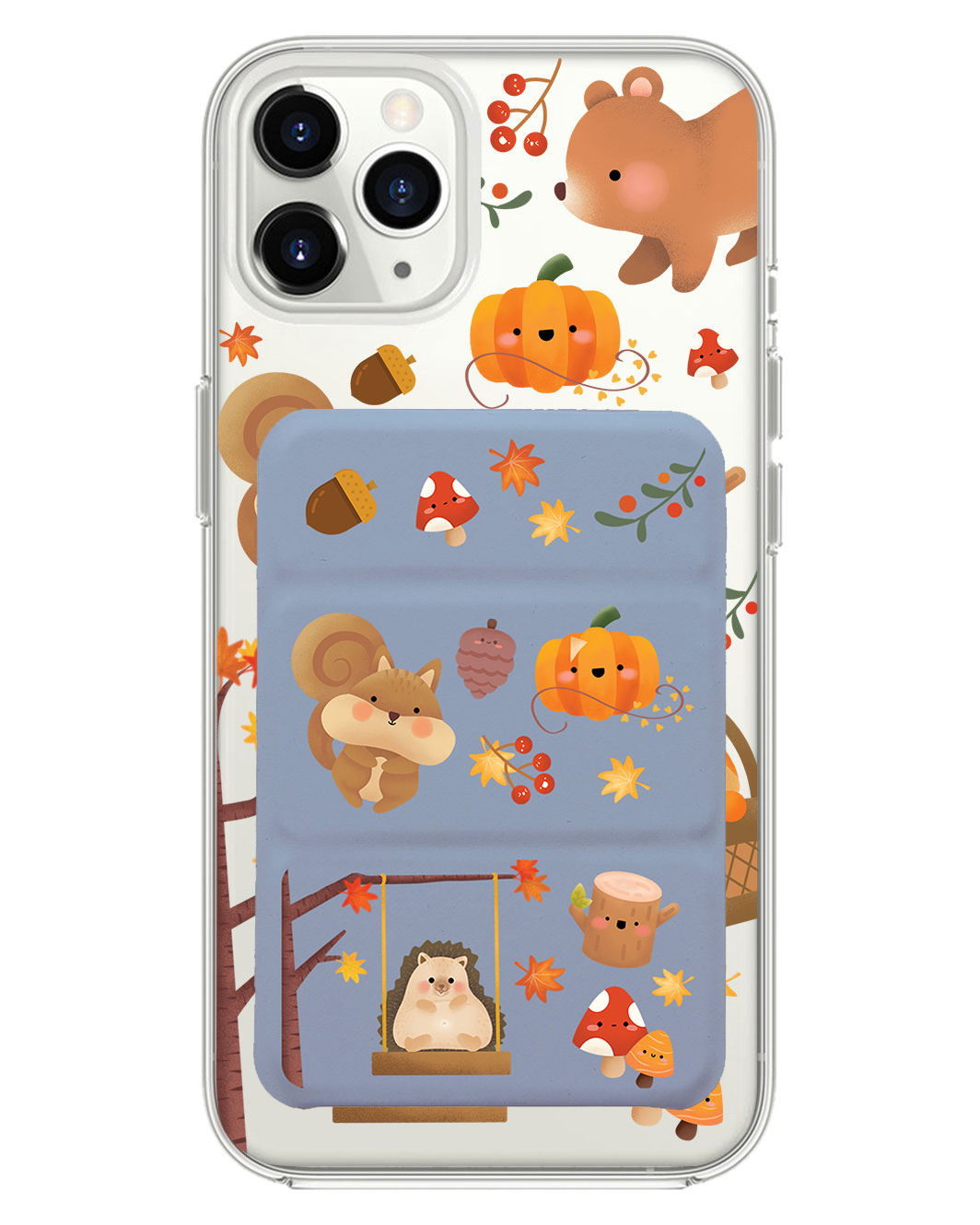เคสแบบพับสามทบแม่เหล็กสำหรับ iPhone - ฤดูใบไม้ร่วง