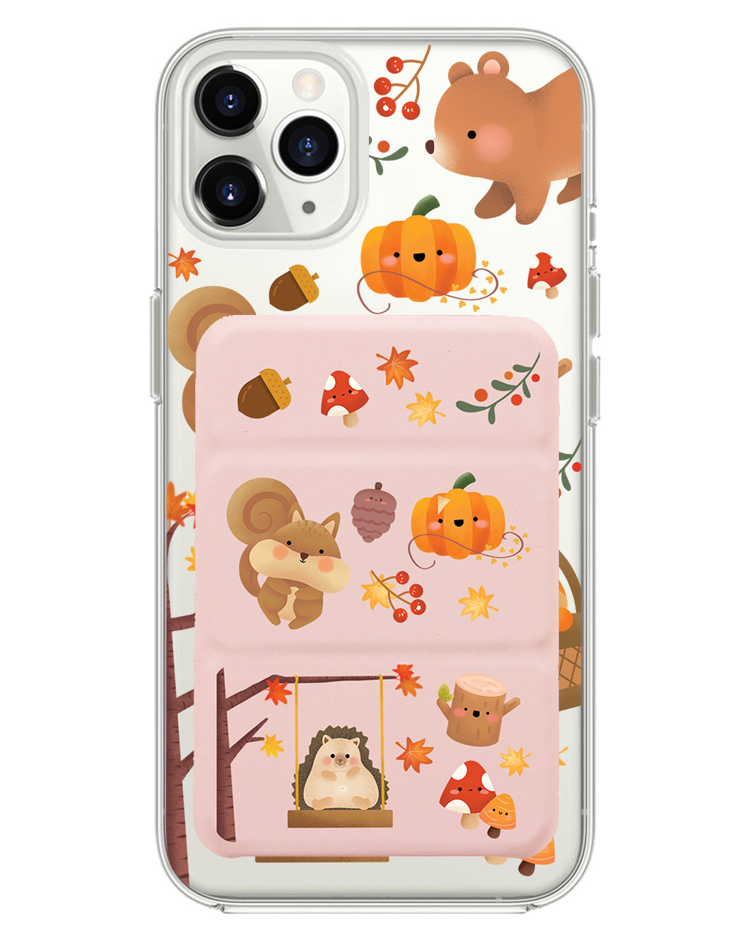 เคสแบบพับสามทบแม่เหล็กสำหรับ iPhone - ฤดูใบไม้ร่วง
